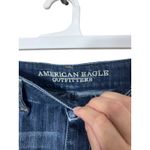 American Eagle ‎ Denim Mini Skirt Frayed Hem Blue Wash Womens Photo 3