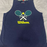 Navy Blue Wilson Tennis Tank Top Size XS Photo 0