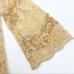 Sundance  Moon Flowers Lace Mesh Top: Champagne Photo 7