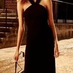 Rag and Bone  Rachel Sleeveless Cutout Slit Ribbed Midi Dress Black Women's US 6 Photo 0