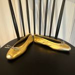 Diesse vintage gold leather ballet flats size 6 Photo 9