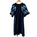 ELEVEN by March11 Naomi Embroidered Maxi Dress Navy Blue Size‎ XS Photo 1
