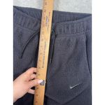 Nike  standard fit fleece pants pants wide leg Xs Gray Sherpa Photo 8