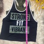 Energie  “ Strong, Fit, Vibrant” racerback tee sz large Photo 8