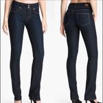Paige HIDDEN BOOT denim Jeans Bardot Dark Blue Size 32 26L Bootcut Photo 1