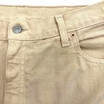 Levi's Vintage 90s Levi’s 550 Relaxed Fit Tapered Leg Ecru Denim High Rise Irregular Photo 4