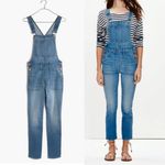 Madewell NWT Overalls Hewitt Wash Skinny Crop Denim Stretch Jeans Size Medium Photo 11