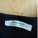 Peppermayo  Tank Top Buttoned Sleeveless Blair Size US4 Black Photo 1
