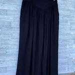 CAROLINA BENOIT MARRAKECH BLACK PANTS WITH PEARLED HEM SMALL Black Photo 5