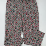 Loft The Riviera Slim Floral Colorful Cropped Pants Size 4 NWT Photo 0