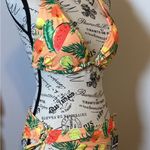 City Streets 🩵NWT🩵 FRUITY HALTER TOP BIKINI FULLY ADJUSTABLE TOP/BOTTOM SZ LG Photo 7