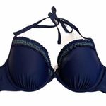 Aerie Emma Navy Swimsuit Bikini Top Photo 0
