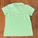 Lilly Pulitzer ‎ Classic Polo Shirt Size L Green Logo Cotton Photo 1