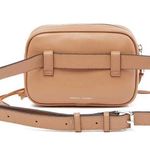 Rebecca Minkoff  3 Zip Leather Belt Fanny pack Bag DESERT TAN Photo 10