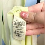 Anthropologie  Maeve Abstract Maxi Dress Geometric Green Blue Pattern Size L Photo 10