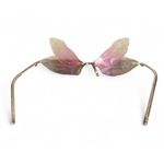 Fairy Wings Sunglasses Novelty‎ Festival Glasses Party Sunglasses Pink Photo 5