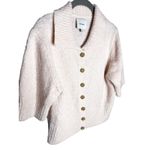 Reformation  Daphne Collared Cardigan Size Medium Sorbet Pink Short Sleeve Photo 3