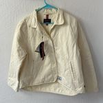 Alpha Industries  CREWMAN LINER MOD Women’s Quilted Jacket Cream Large Photo 4