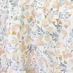 Joie  Floral Tiered 100% Linen Summer Dress Women’s Size Large Beach Vacation Photo 5