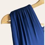 Jason Wu Sapphire Blue Draped Sleeveless Midi Dress Size 4 Photo 8