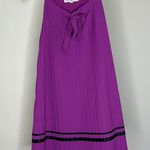 RTR Rosie Pope Darcy Pleated Maternity Blouse size Small Purple Photo 2