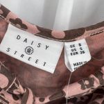 Daisy Street ‎ Floral Crop Top Pink Brown New Small Photo 7