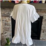 Lucky Brand  White Tiered Resort Mini Dress Photo 4