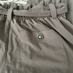 Athleta Skyline Pant Brown Green Belt High Rise Pants Sz 0 Photo 4