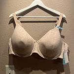 New Ambrielle Cotton Underwire Full Coverage Bra Heather Oatmeal 46D NWT Size undefined Photo 1