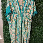 Anthropologie  Rare Mermaid Maxi Boho Kimono Size Medium/Large Photo 0