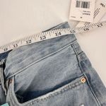 YMI Jeans NWT Women's Distressed High Rise Mom Shorts Blue Light Wash Size 7/28 Photo 6