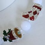 Christmas Winter Necklace with Earrings Set New Silver Photo 3