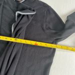 J. McLaughlin J.‎ McLaughlin Sz L Black Gray Cardigan Sweater Open Cascade Soft Knit Photo 6