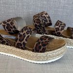 Steve Madden Brown Espadrille Platform Sandals Photo 2