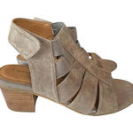 Comfortiva Leather Strappy Block Heel Sandals Taupe Women’s 7.5M Size 7.5 Photo 0