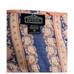 Angie  Kimono Womens M Boho Floral Print Open Cardigan Lace Trim Dolman Peach Photo 7