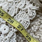 Sundance gorgeous ivory lace/crochet blouse top White Size M Photo 7