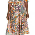 Tyler‎ Boe Silk Midi dress NWT size small Purple Photo 0