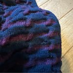 Tahari  Vintage Wool Alpaca Knit Vest Womens Medium Black Red Made In Italy Photo 4