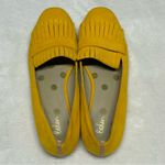 Boden Melody Suede Leather Flat Loafer Tassel Slip On Shoe Mustard Yellow EUR 42 Size 11 Photo 2