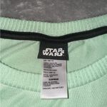 Star Wars  Baby Yoda Mint Green Crew Neck Shirt With Long Sleeves Photo 1