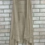 Anthropologie Angel of the North Lua Pointelle Cardigan Sweater Vest Size XS/S Photo 0