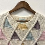 Vintage Jamie Scott Hand Knit Pastel Argyle Sweater Tank Size M Size M Photo 2