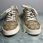 Coach Clip Low Top Sneaker KHAKI/SADDLE
Size 7.5B Photo 5