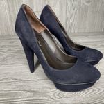 Elizabeth and James Vintage  black / blue stiletto heeled pumps size 7 Photo 1