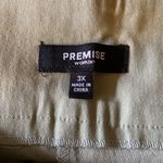 Premise Woman Spring Green Stretch Waistband Ankle Cropped Pants Size 3X NWT Photo 11