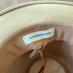 Anthropologie  100% Wool Felt Hat Fedora Adjustable in Taupe Brown Photo 6