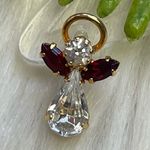 Birthstone dainty Guardian Angel Pin February Photo 0