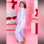 Dear Scarlett Purple Scuba Cozy Loungewear Set from Flaunt Boutique Size XL Photo 2