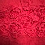  Size M Coral Sleeveless Lace Trim Dress  The Rebellion Size M Photo 7